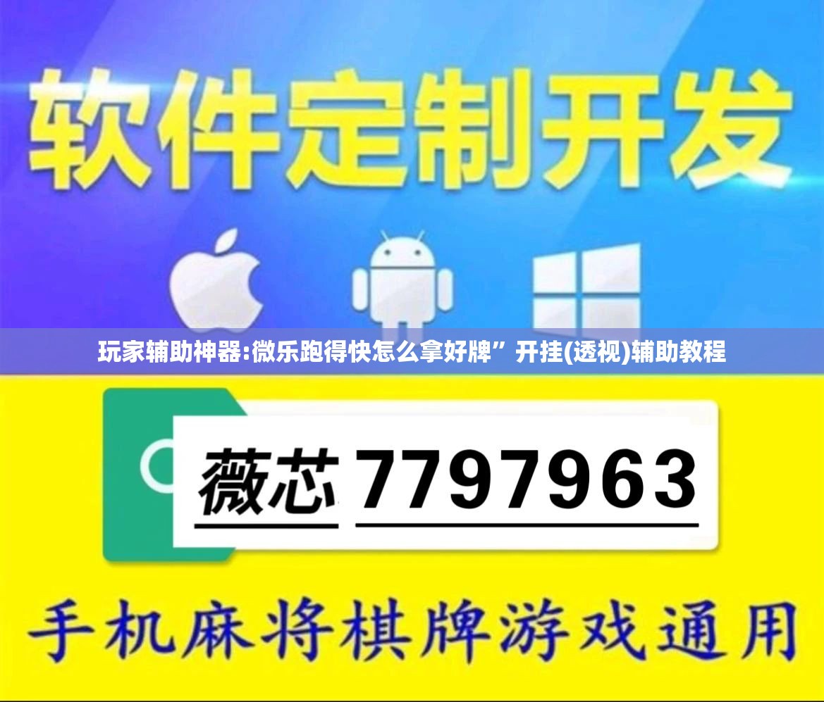 玩家辅助神器:微乐跑得快怎么拿好牌”开挂(透视)辅助教程