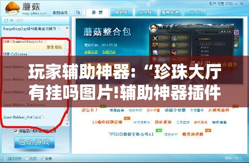 玩家辅助神器:“珍珠大厅有挂吗图片!辅助神器插件下载