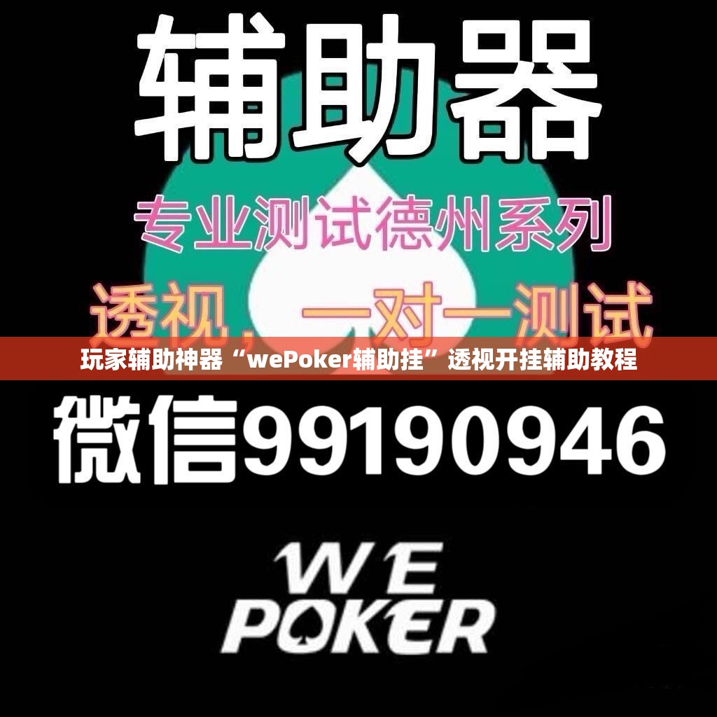 玩家辅助神器“wePoker辅助挂”透视开挂辅助教程