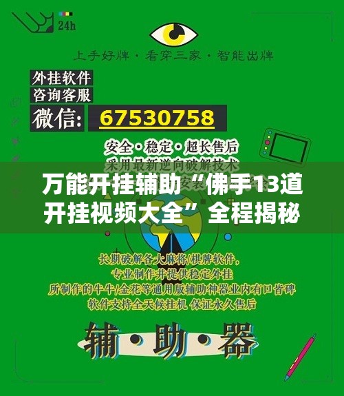 万能开挂辅助“佛手13道开挂视频大全”全程揭秘开挂教程